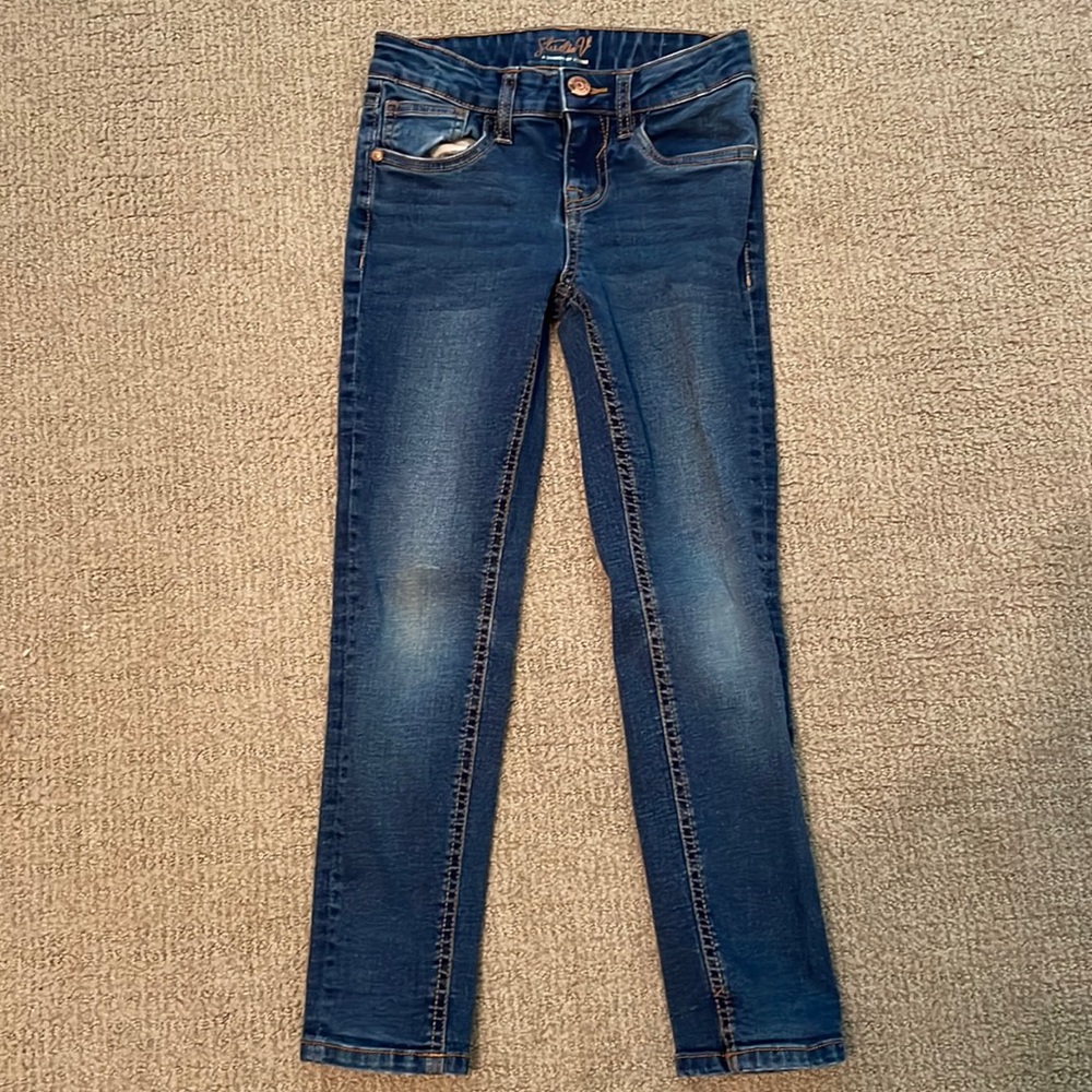 Girls size 7 skinny jeans